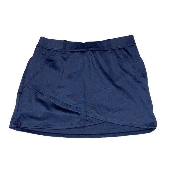 HALARA Dresses & Skirts - Halara 2in1 Cross Front Mini Active Skirt with Shorts and Pockets Sz XS Black Be